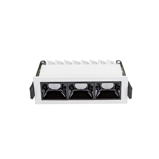 Grid Square M LED Downlight 8W IP20 45x106mm White 3000K