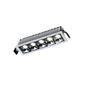 Grid Square L LED Downlight 12W IP20 45x147mm Black 3000KK