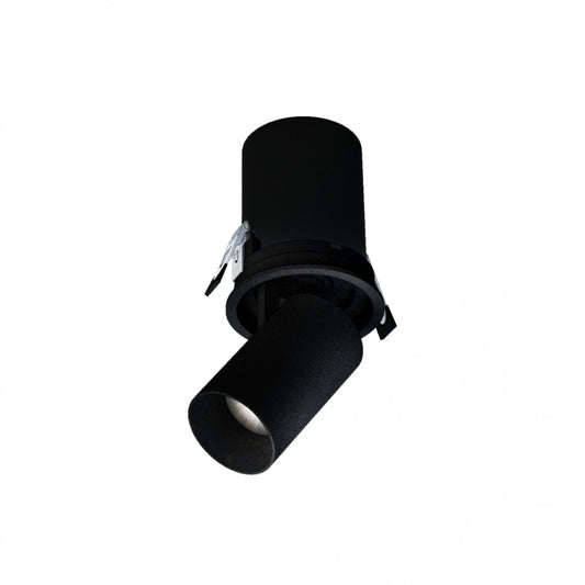 Flexiron S LED Downlight 7W Ø72mm IP20 Black 3000K