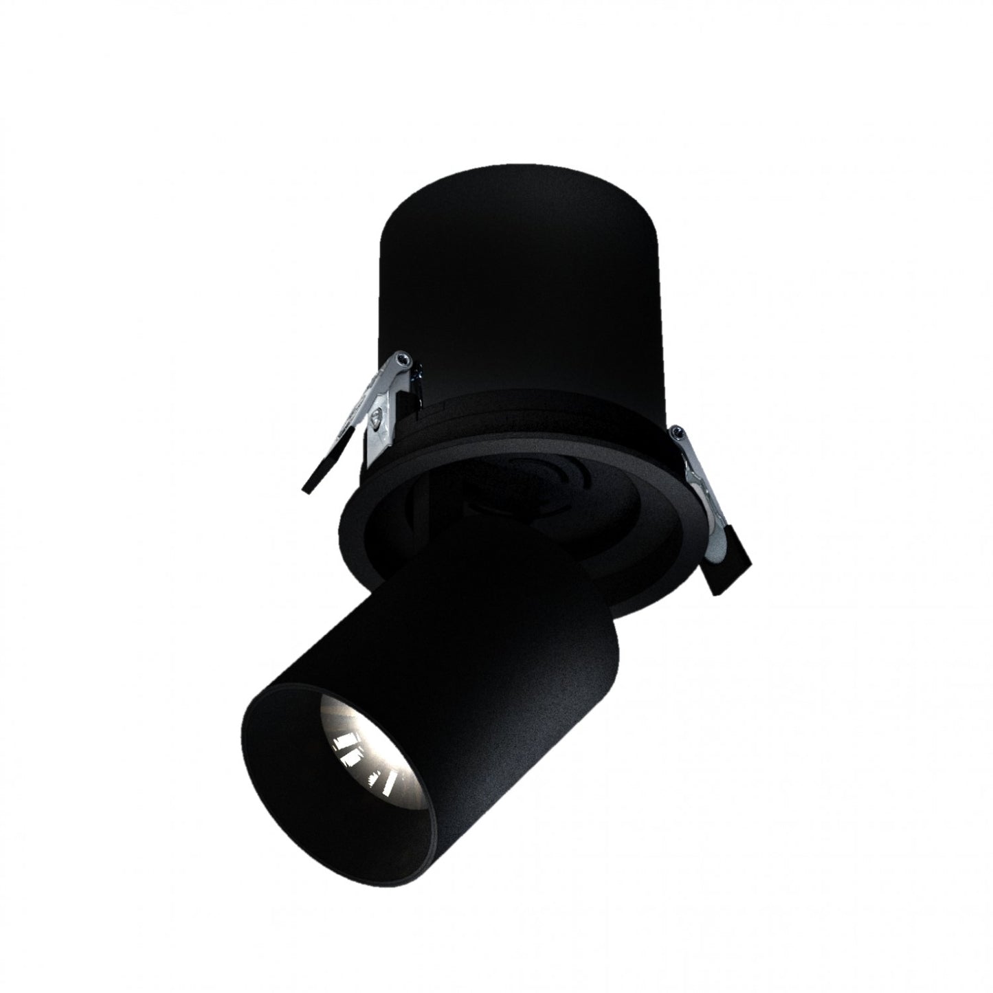 Flexiron M LED Downlight 12W Ø100mm IP20 Black 3000K
