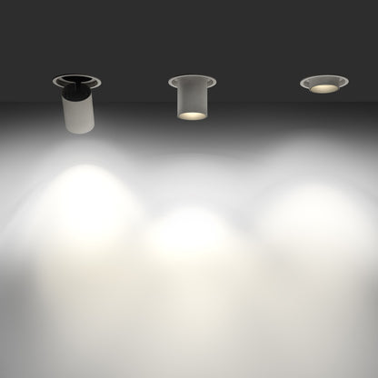 Flexiron M LED Downlight 12W Ø100mm IP20 Black 3000K
