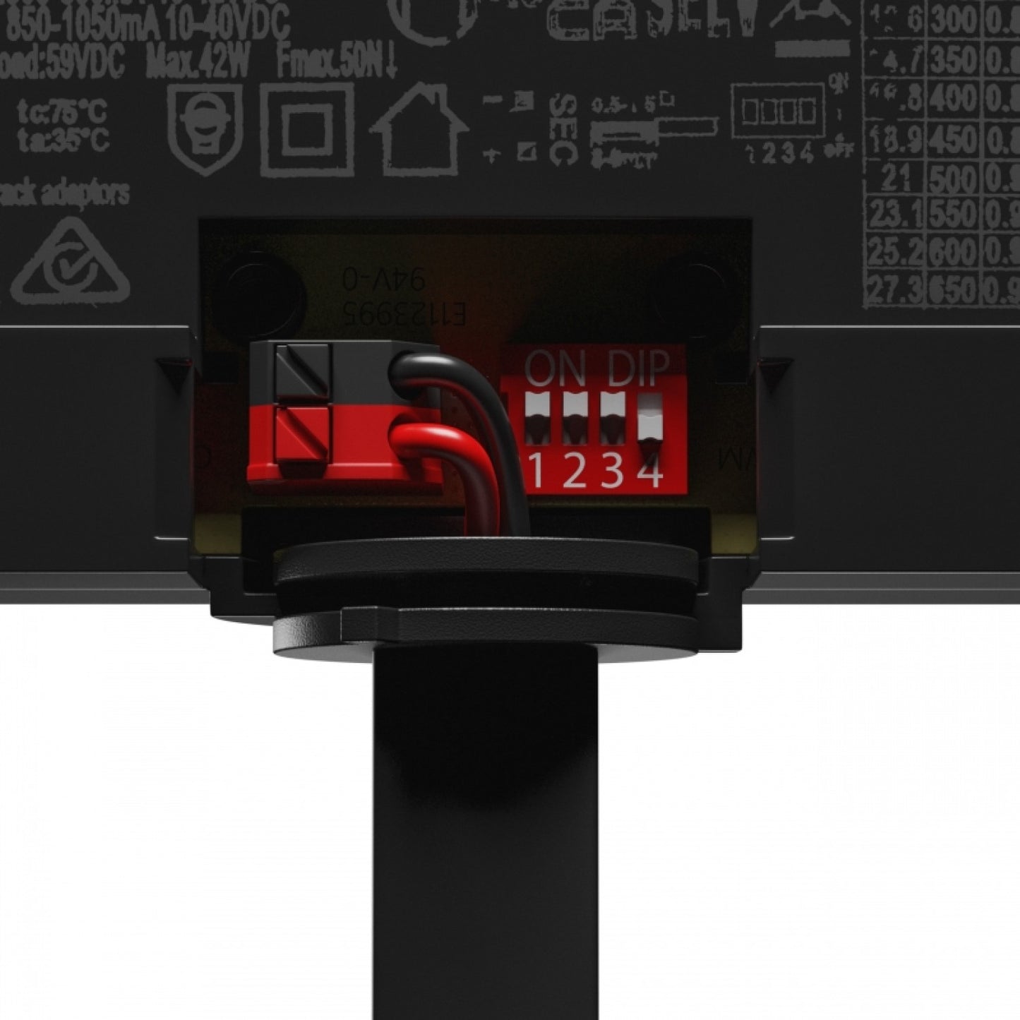 3-Phase 230V Track System LED Vector Black 15-27W 4000K