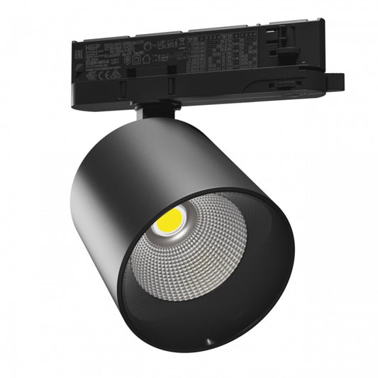 3-Phase 230V Track System LED Flecto M Black 12-42W 4000K
