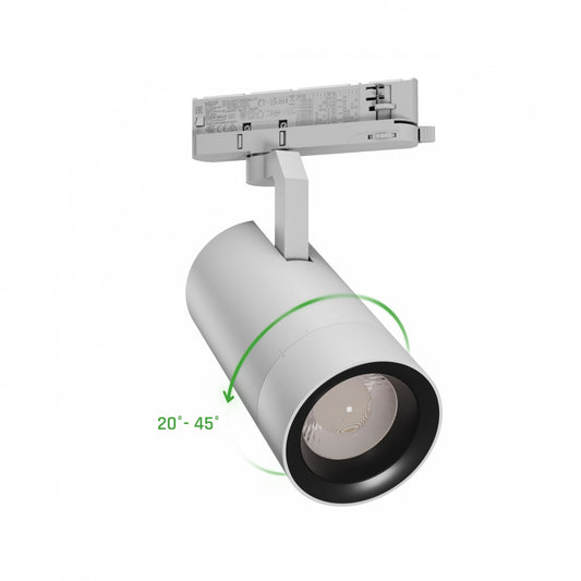 3-Phase 230V Track System LED Zomera White 19-42W 3000K