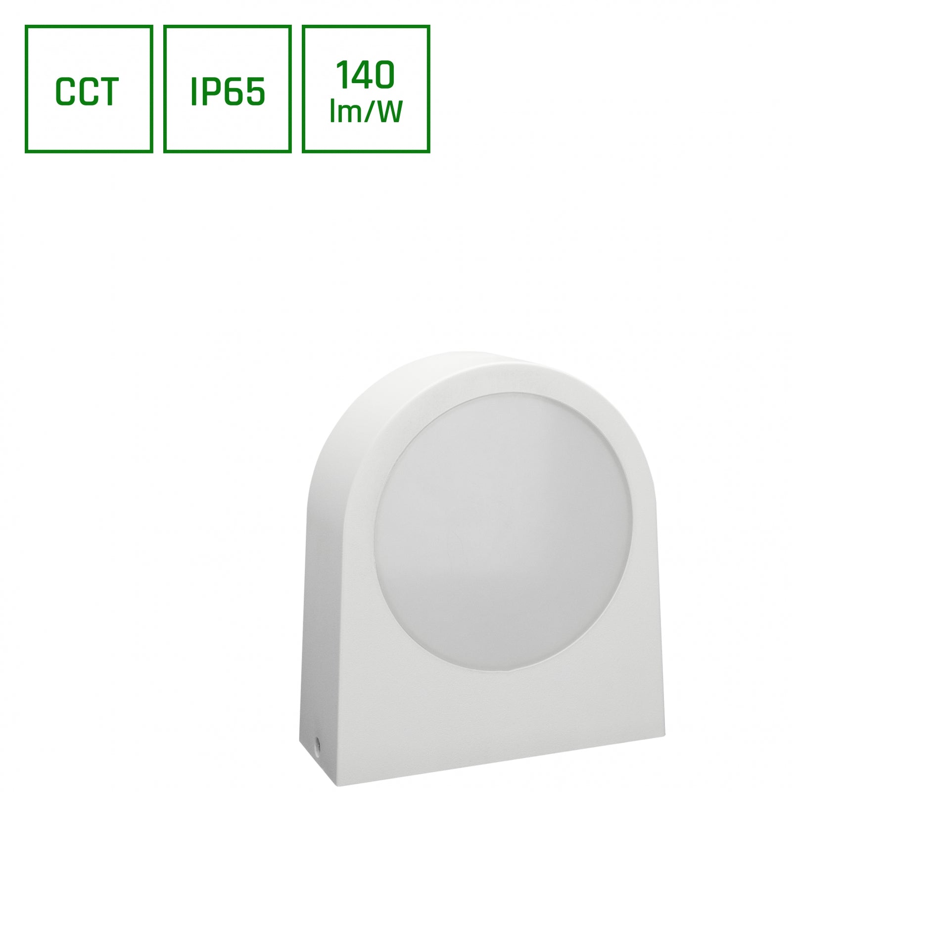 VERSA LED Wandleuchte 15W CCT Außenleuchte IP65 Weiß