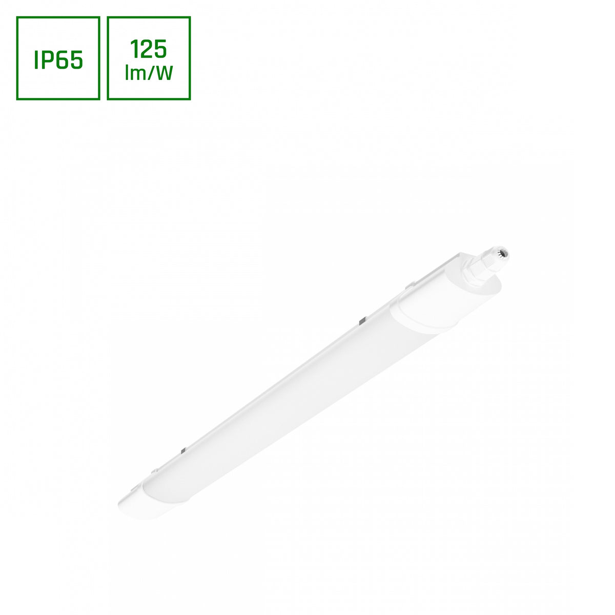 LIMEA MINI II LED Feuchtraumleuchte 60cm 18W Neutralweiß IP65 Hermetisch Weiß