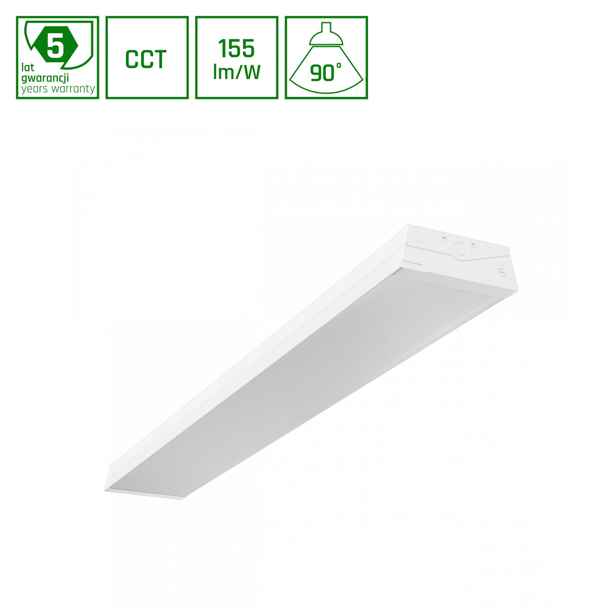 LIMEA COMFORT LED Feuchtraumleuchte 120cm 28W 90° CCT Hermetisch Weiß blendfrei