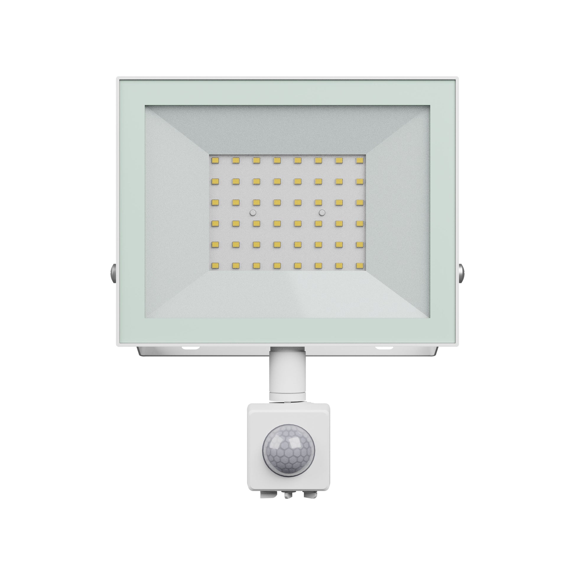 NOCTIS LUX 4 LED Fluter Außenleuchte mit Bewegungsmelder 50W IP65/IP44 3000K Weiß