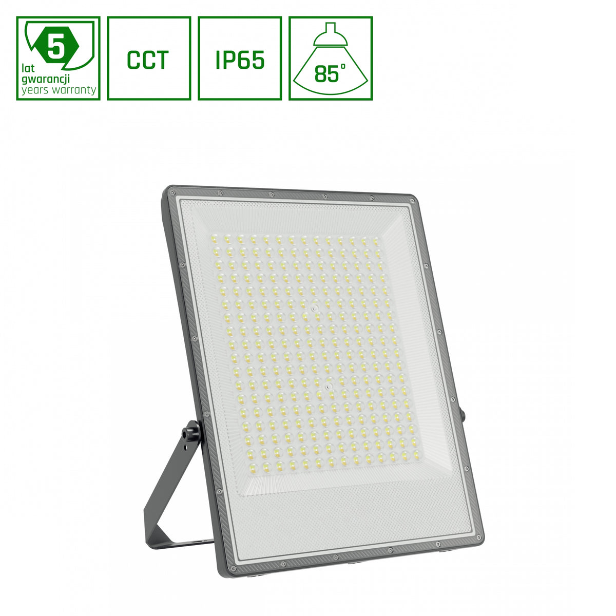 NOCTIS LED Fluter Außenleuchte 200W IP65 CCT Grau