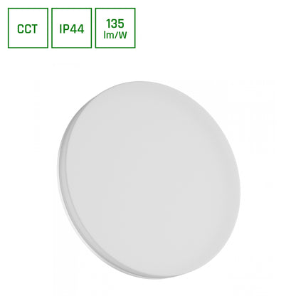 NYMPHEA FUSION LED Deckenleuchte Ø33cm 20-40W CCT Badezimmer IP44 Weiß