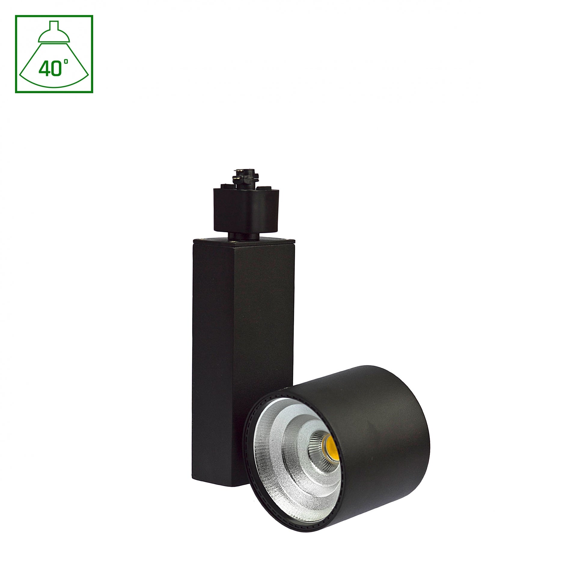 MADARA LED Stromschienenstrahler 3-Phasen 26W 40° Kaltweiß Weiß