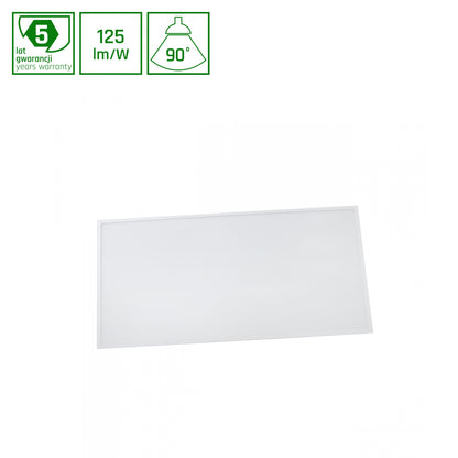 ALGINE LED Panel 60x120cm 60W 90° 4000K UGR<19 blendfrei