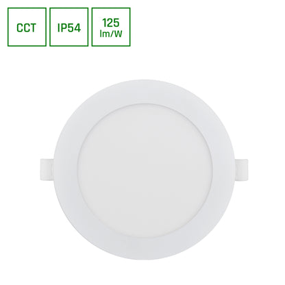 DURE 3 LED Einbaustrahler Spots Ø125mm Badezimmer 12W CCT IP54