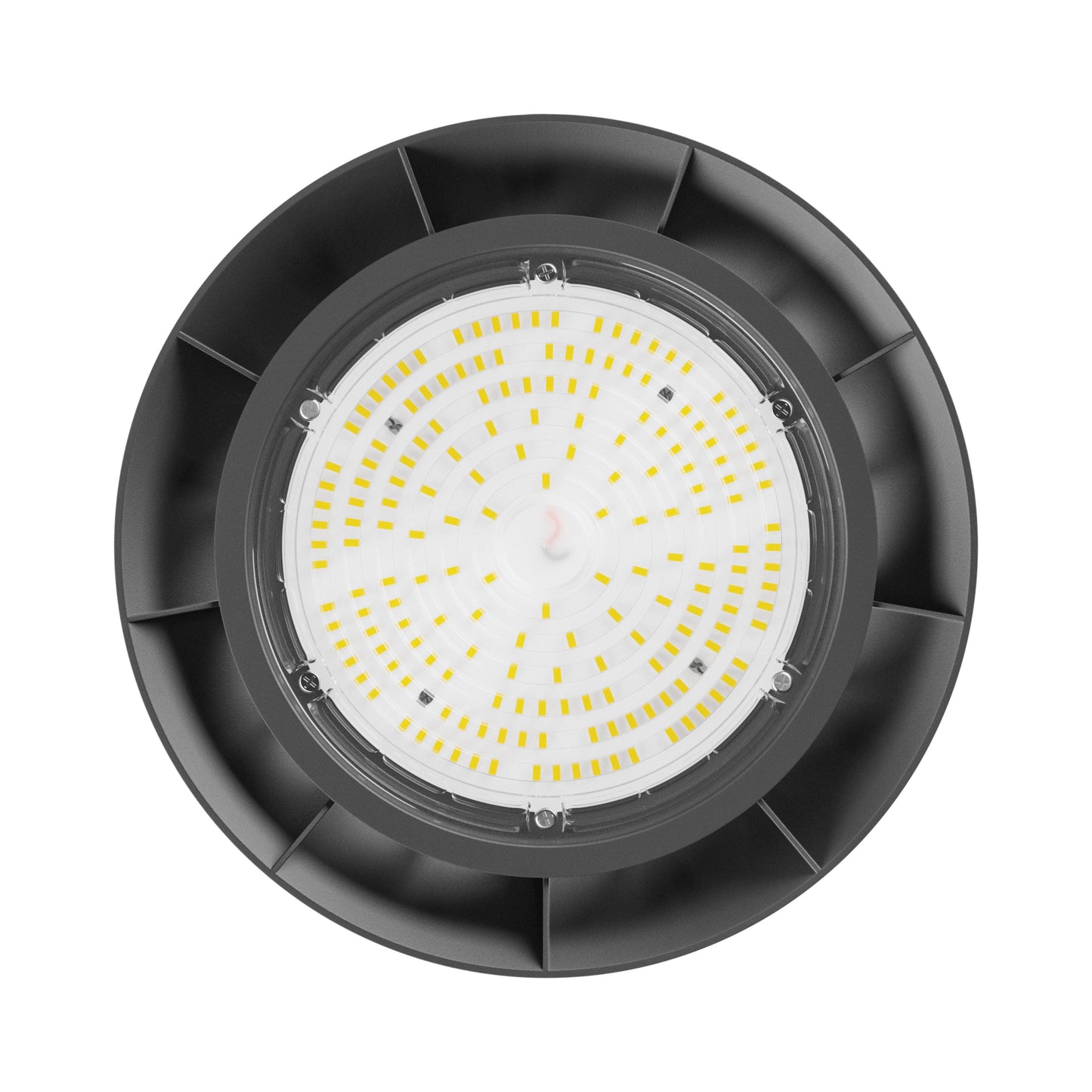 PLATEO 3 LED Hallenstrahler 100W 90° Neutralweiß 1-10V Dimmbar IP65 Schwarz