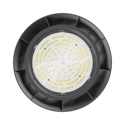 PLATEO 3 LED Hallenstrahler 100W 90° Neutralweiß 1-10V Dimmbar IP65 Schwarz