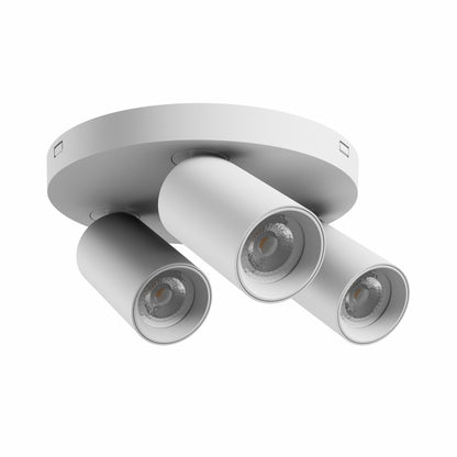 MADARA ALTRO LED Deckenleuchte Ø22cm 3-flammig GU10 Weiß