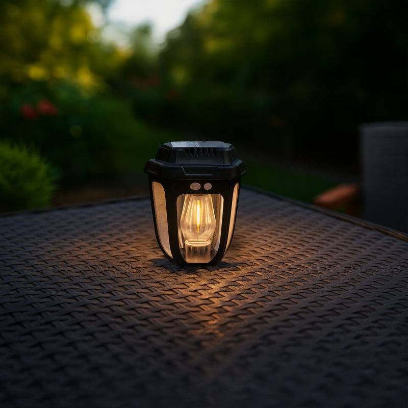 SOLARA RUSTICA LED Solarleuchte Garten mit Bewegungsmelder 1W Erdspieß Warmweiß