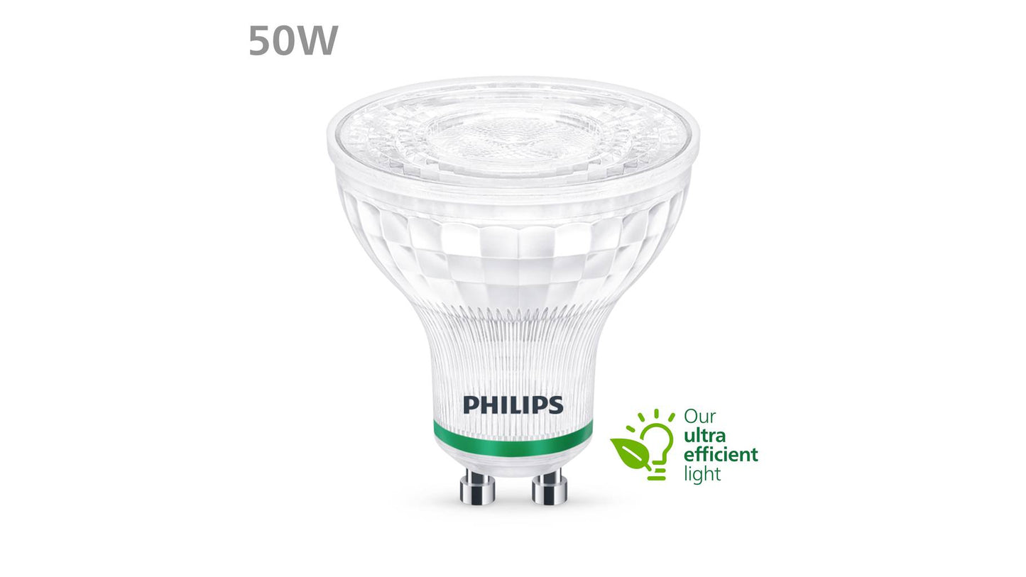 Philips LED GU10 2,4W = 50W Reflektor 380lm ULTRA EFFIZIENT 36° Neutralweiß 4000K