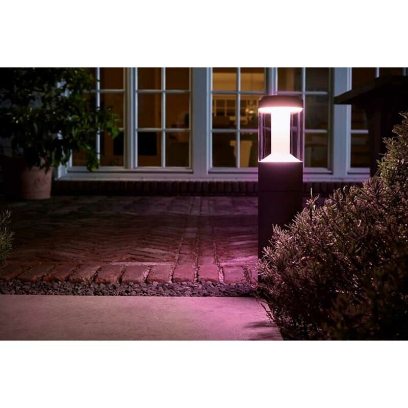 Ledvance LED Außenstehleuchte Modern Lantern 50cm Multicolor Dunkelgrau  12W 650lm RGBW 2000K-6500K Dimmbar App Google Alexa Bluetooth