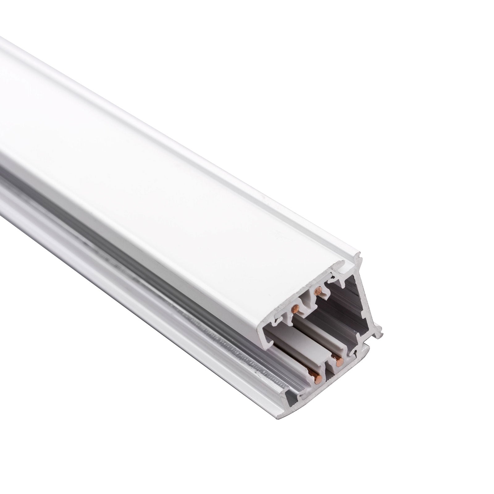Spectrum LED 3-Phasen Stromschiene 1m für Schienensystem Leuchten Strahler IP20 Weiss 100cm