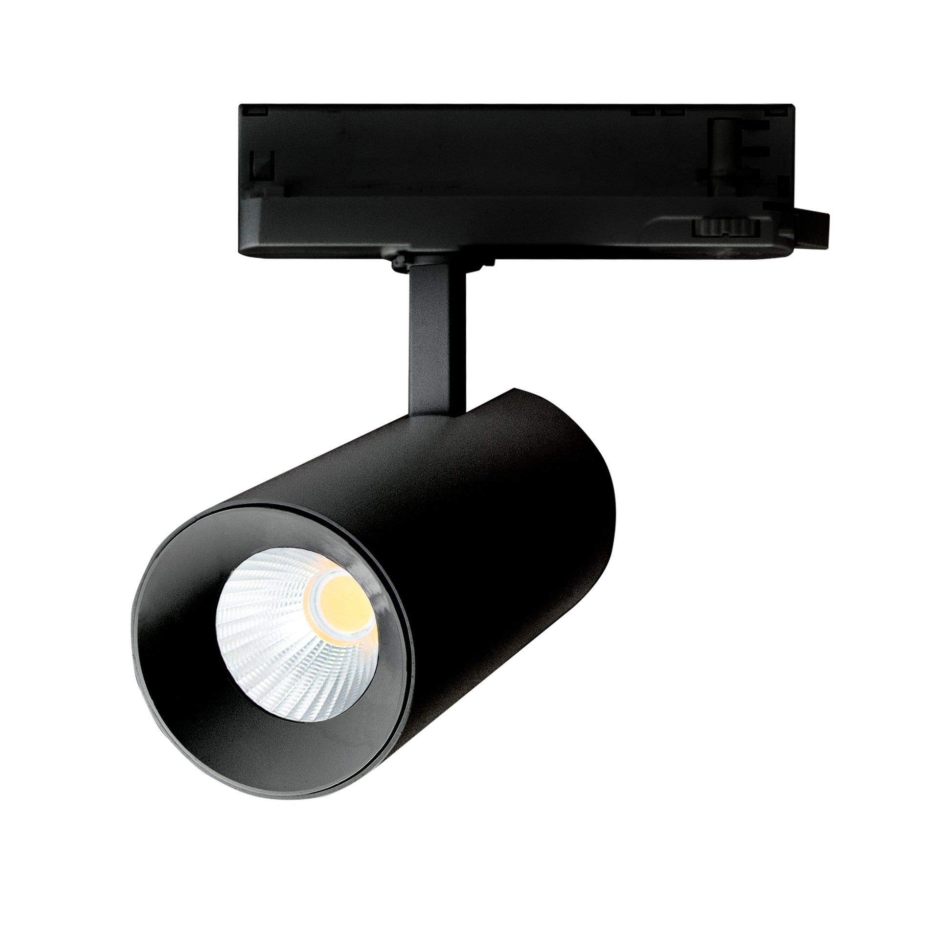 LED 3-Phasen Stromschienenstrahler ANDROMEDA 15-27W 3000lm Schwarz 36°/60° 230V IP20 Warmweiss 3000K