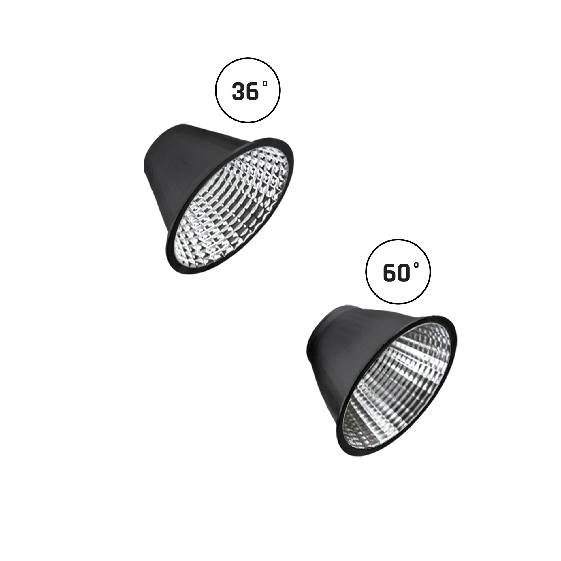 LED 3-Phasen Stromschienenstrahler ANDROMEDA 15-27W 3000lm Schwarz 36°/60° 230V IP20 Warmweiss 3000K