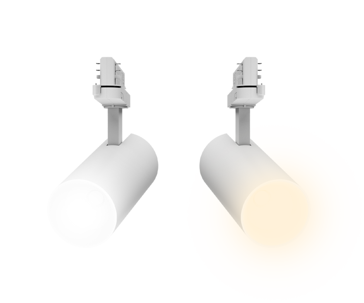 3-Phasen Stromschienenstrahler ANDROMEDA 15-27W 3200lm weiss 36°/60° 230V IP20 Neutralweiss 4000K