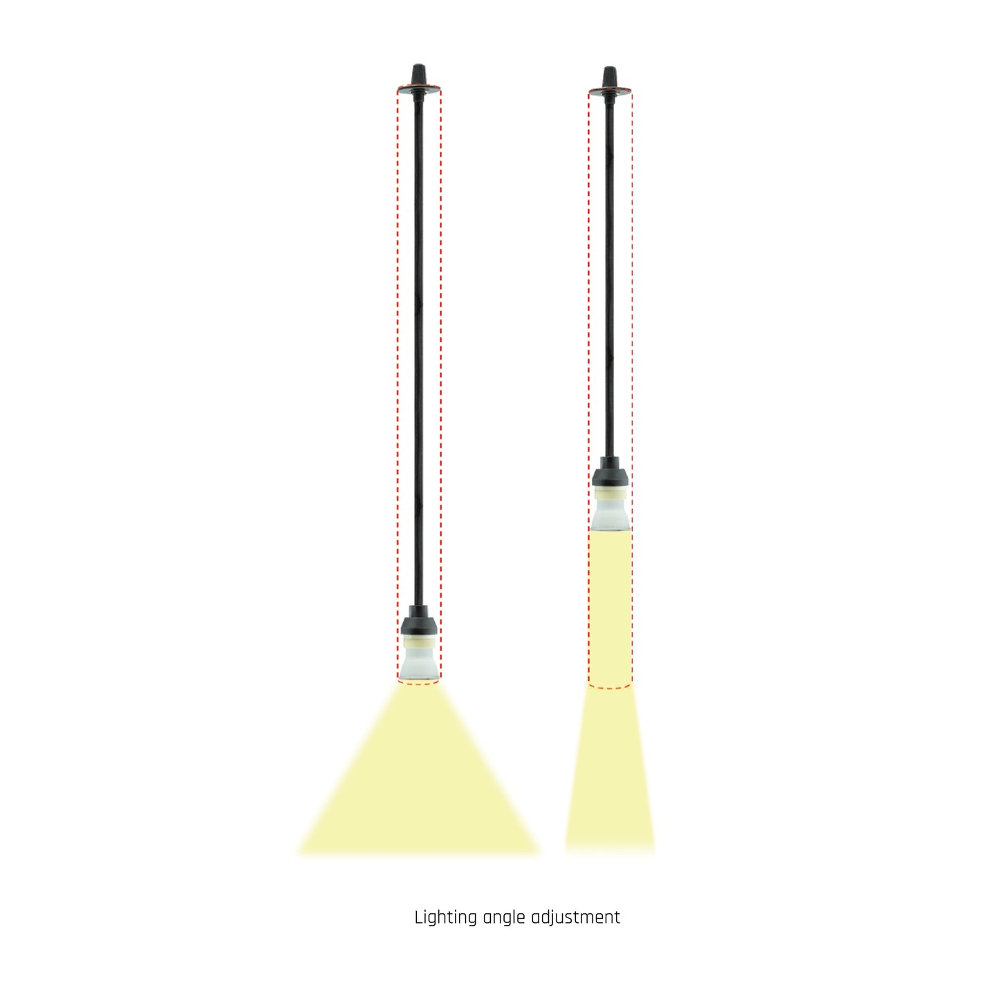 Spectrum LED 3-Phasen Stromschienenstrahler Chloe GU10 MR11 Spot Pendelleuchte IP20 max. 25W schwarz kürzbar verstellbar