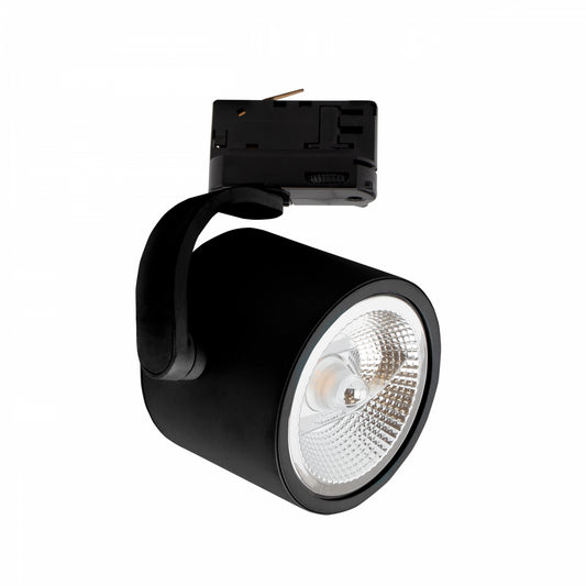 Spectrum LED 3-Phasen Stromschienenstrahler MADARA AR111 GU10 Spot 230V IP20 max. 25W schwarz