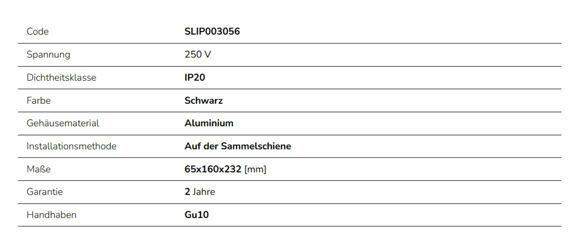 LED 3-Phasen Stromschienenstrahler MADARA LIBRA GU10 IP20 max. 10W schwarz