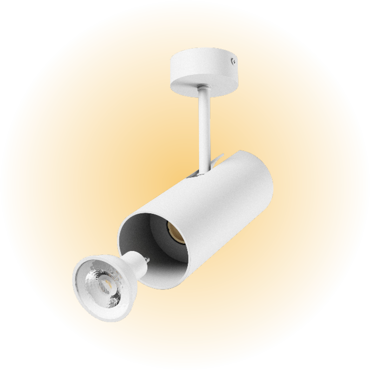 LED 3-Phasen Stromschienenstrahler MADARA LIBRA GU10 IP20 max. 10W weiss