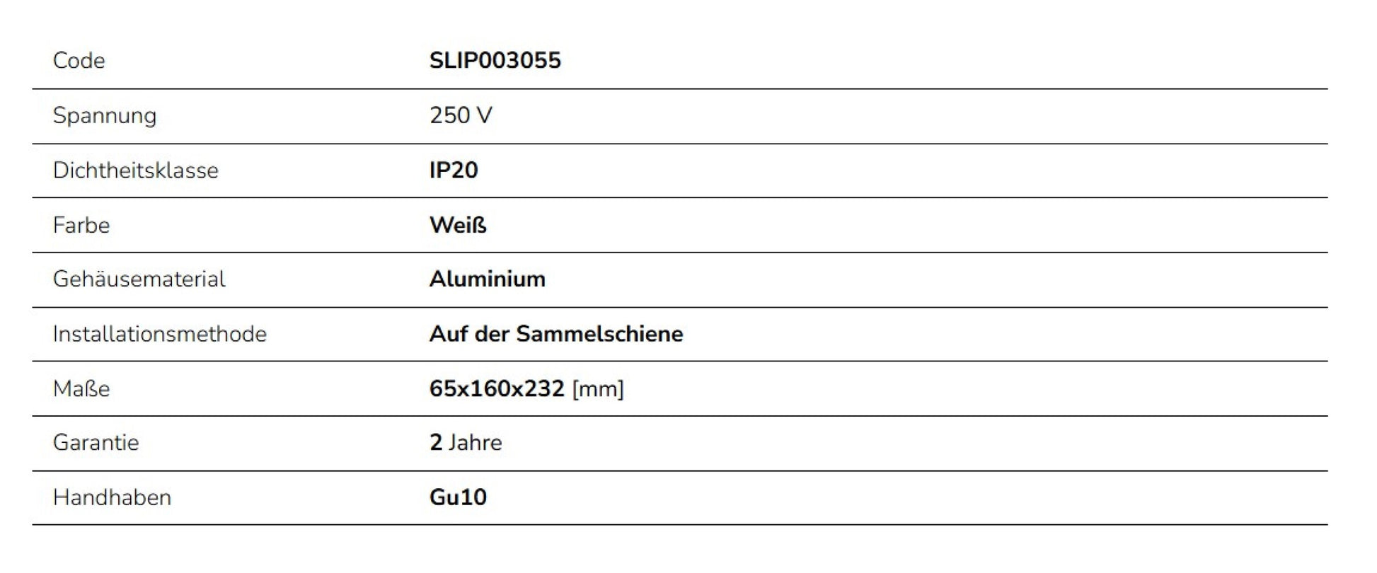 LED 3-Phasen Stromschienenstrahler MADARA LIBRA GU10 IP20 max. 10W weiss