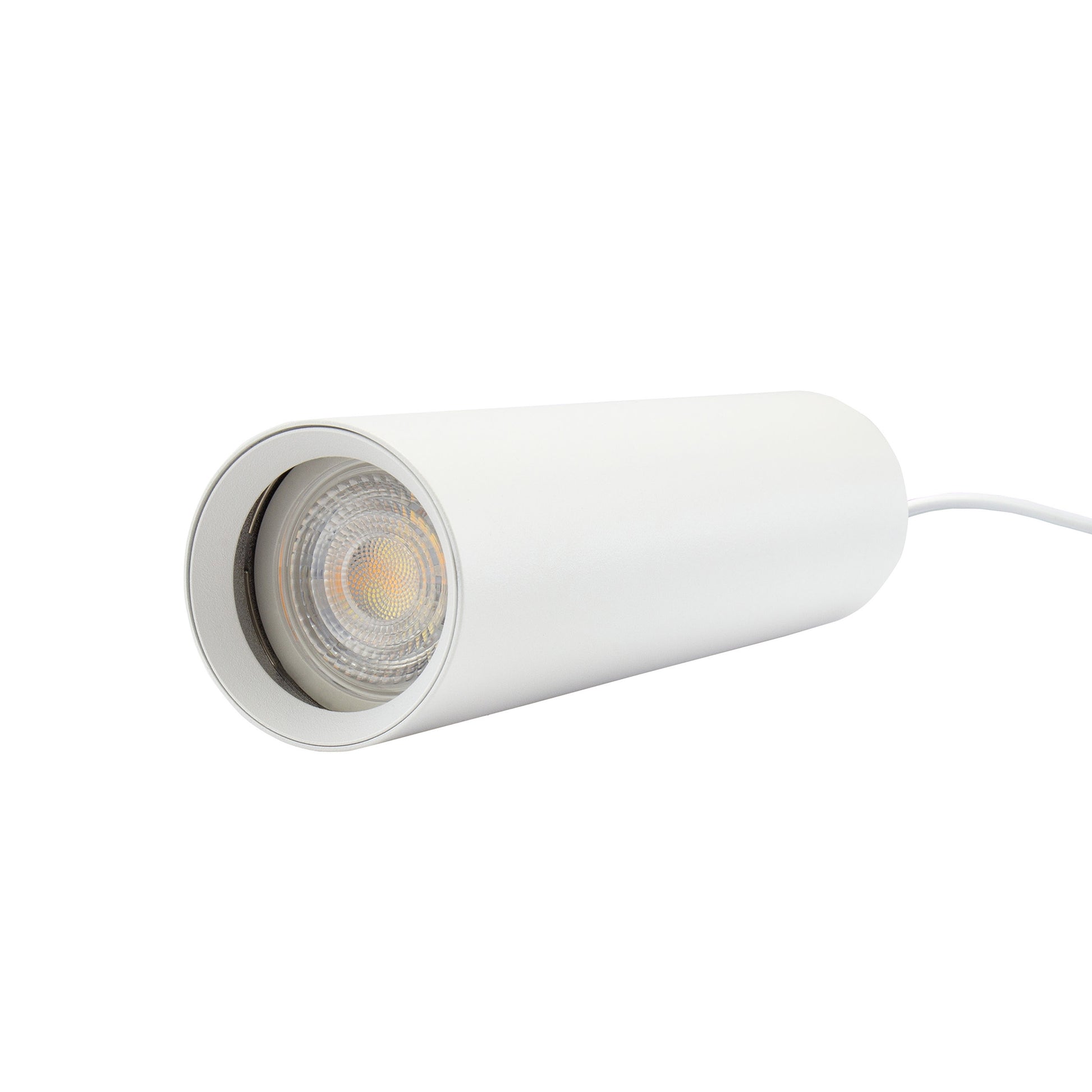 LED 3-Phasen Stromschienenstrahler MADARA MINI II GU10 Pendelleuchte kürzbar weiss IP20 max. 10W rund