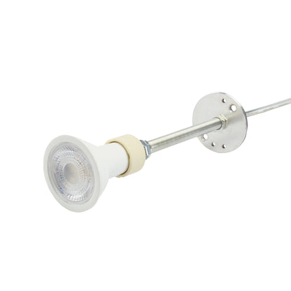 LED 3-Phasen Stromschienenstrahler MADARA MINI II GU10 Pendelleuchte kürzbar weiss IP20 max. 10W rund