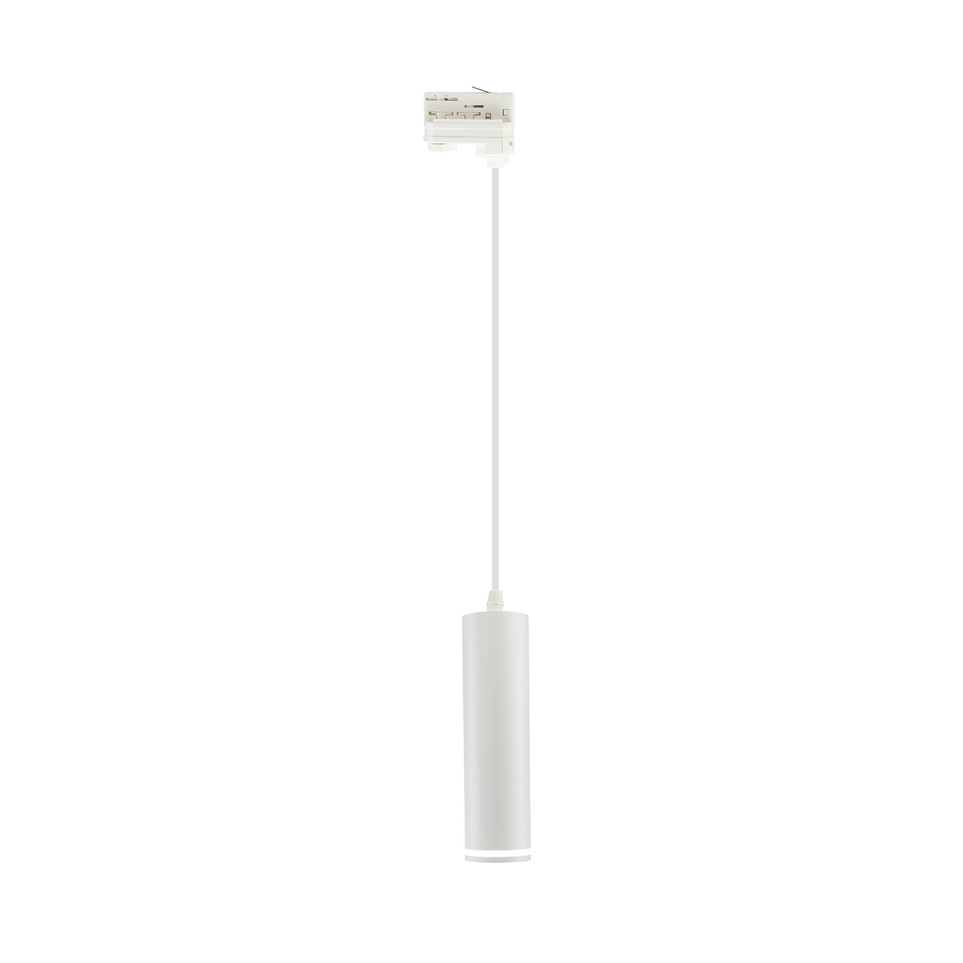 LED 3-Phasen Stromschienenstrahler MADARA MINI II GU10 Pendelleuchte kürzbar weiss IP20 max. 10W rund