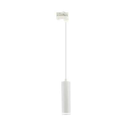 LED 3-Phasen Stromschienenstrahler MADARA MINI II GU10 Pendelleuchte kürzbar weiss IP20 max. 10W rund