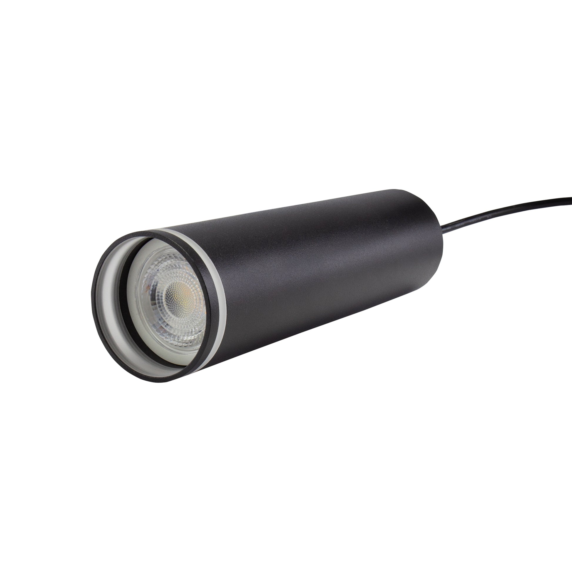 LED 3-Phasen Stromschienenstrahler MADARA MINI RING GU10 Pendelleuchte kürzbar IP20 max. 10W schwarz