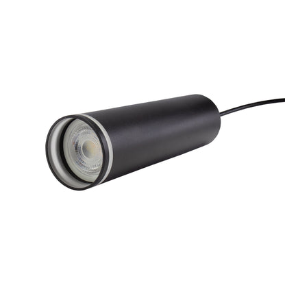 LED 3-Phasen Stromschienenstrahler MADARA MINI RING GU10 Pendelleuchte kürzbar IP20 max. 10W schwarz