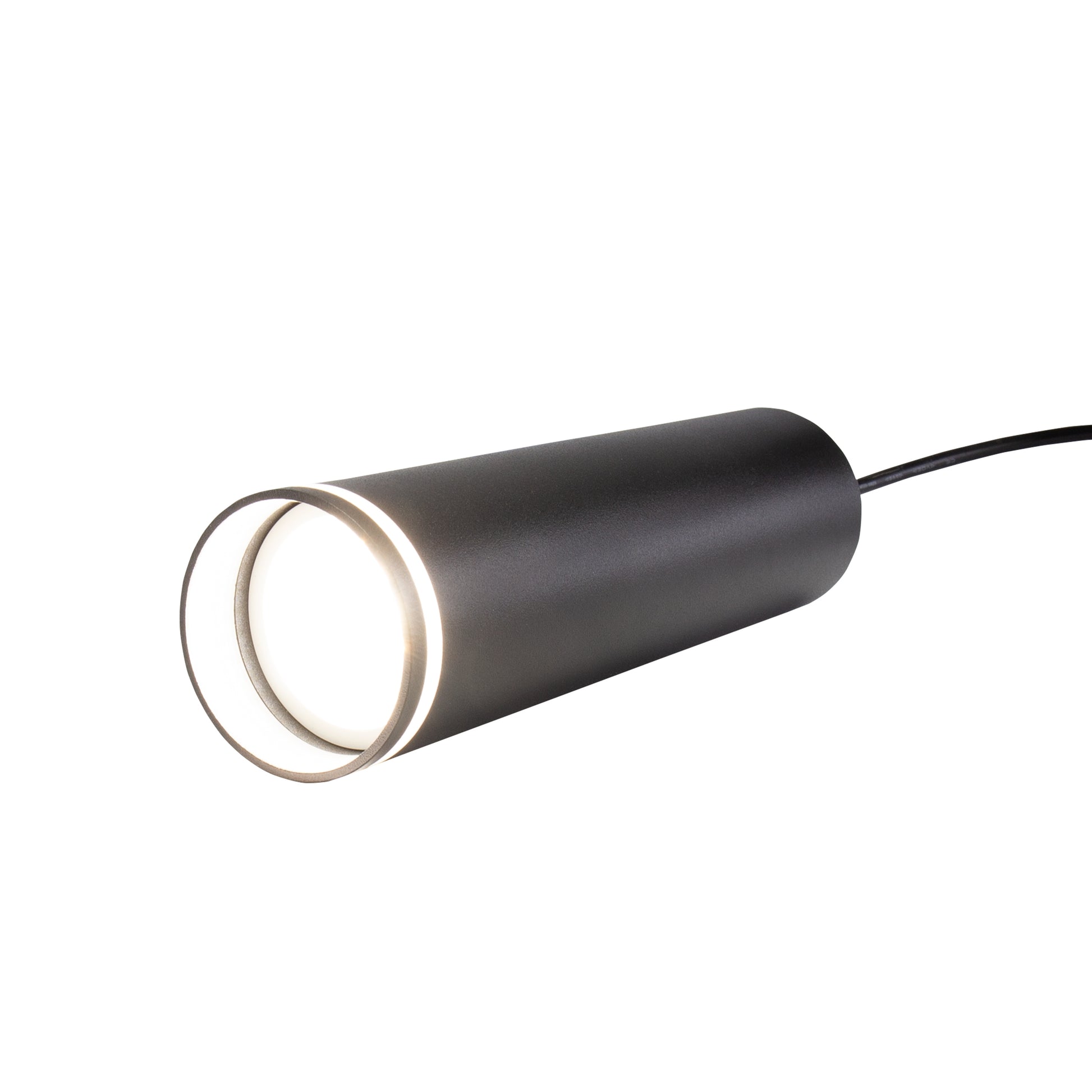 LED 3-Phasen Stromschienenstrahler MADARA MINI RING GU10 Pendelleuchte kürzbar IP20 max. 10W schwarz