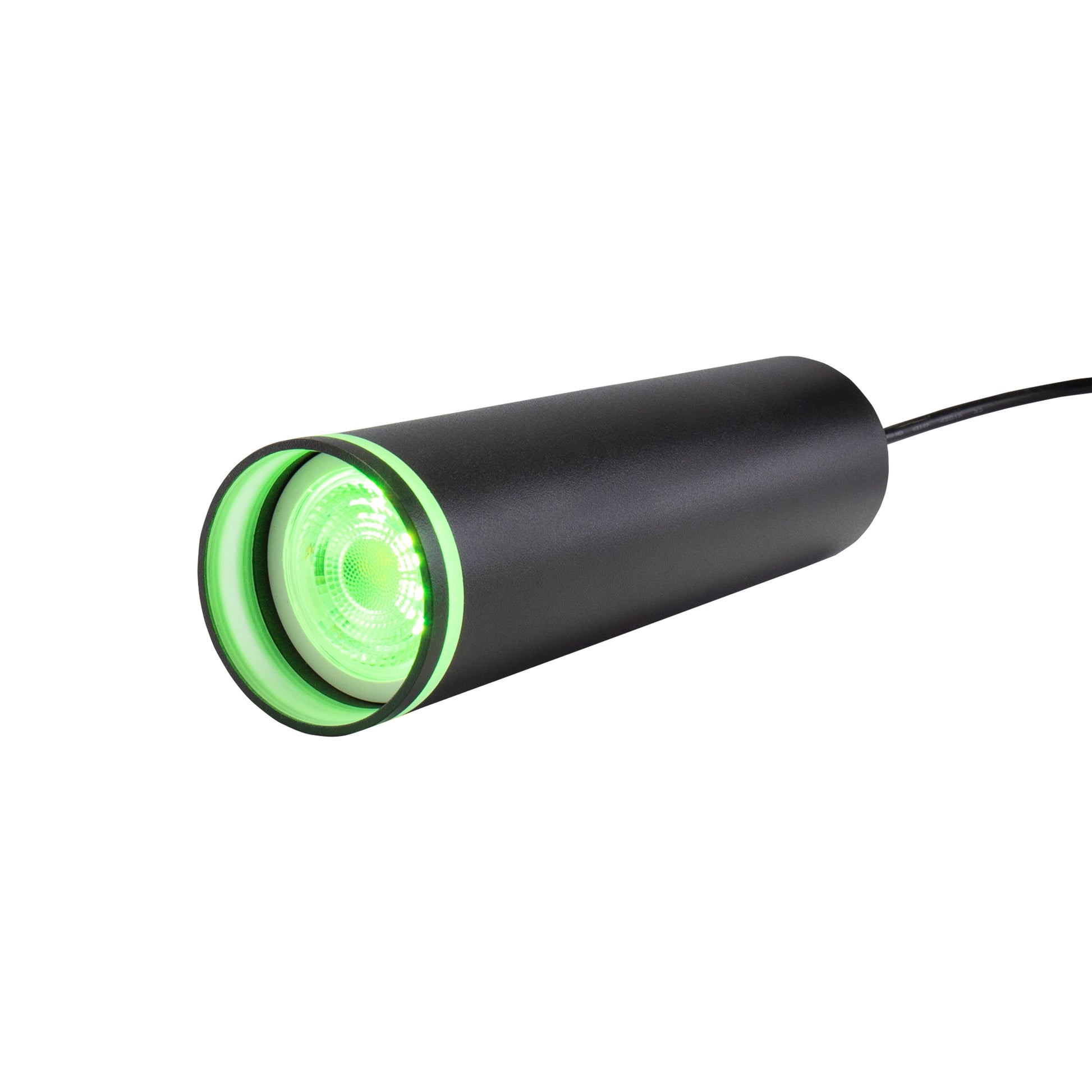 LED 3-Phasen Stromschienenstrahler MADARA MINI RING GU10 Pendelleuchte kürzbar IP20 max. 10W schwarz