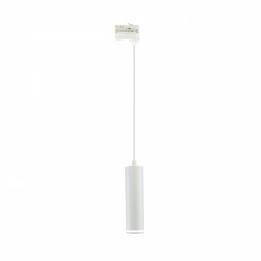 LED 3-Phasen Stromschienenstrahler MADARA MINI RING GU10 Pendelleuchte kürzbar weiss IP20 max. 10W rund