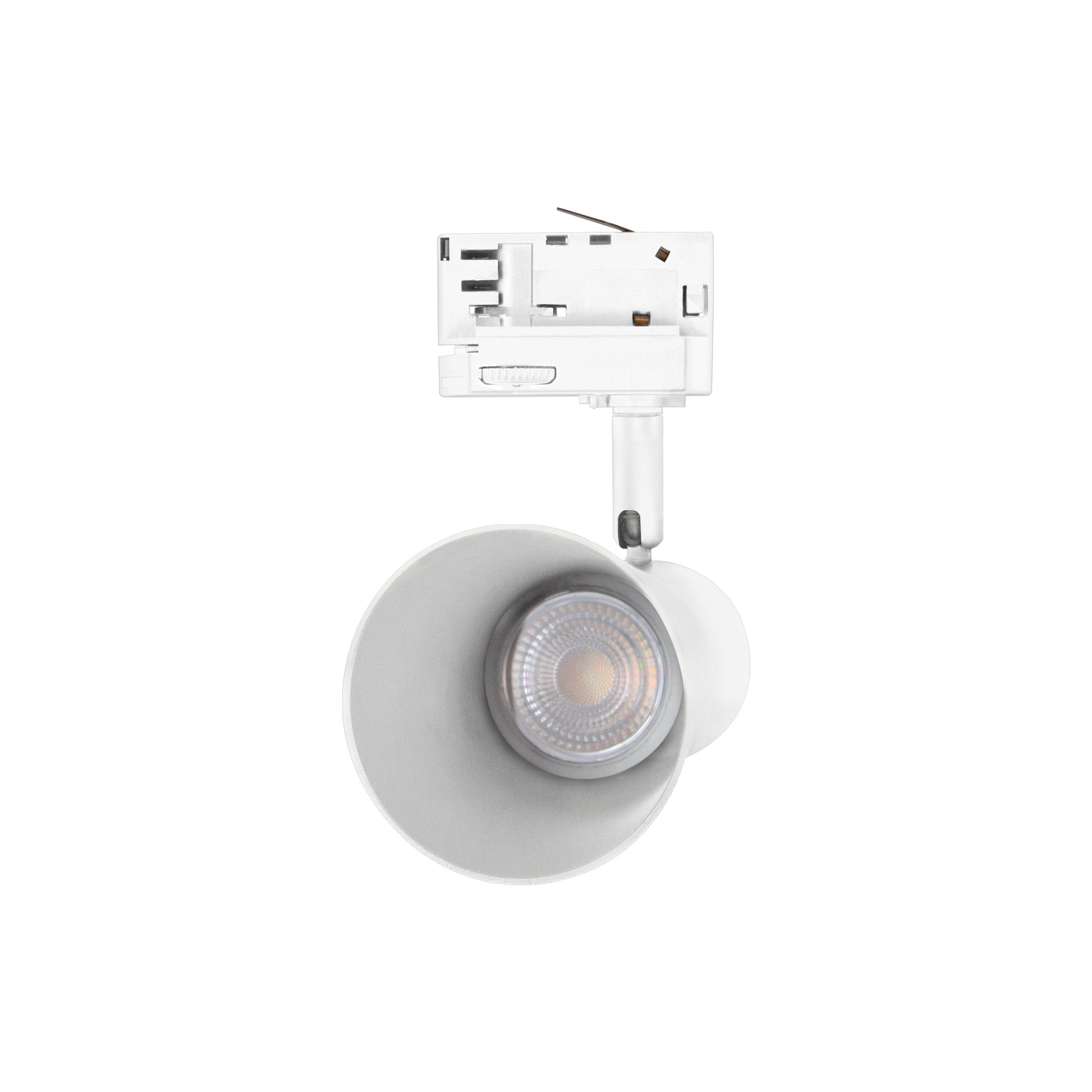 Spectrum LED 3-Phasen Stromschienenstrahler MADARA SCANDI GU10 Spot 230V IP20 max. 10W weiss verstellbar