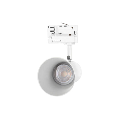 Spectrum LED 3-Phasen Stromschienenstrahler MADARA SCANDI GU10 Spot 230V IP20 max. 10W weiss verstellbar