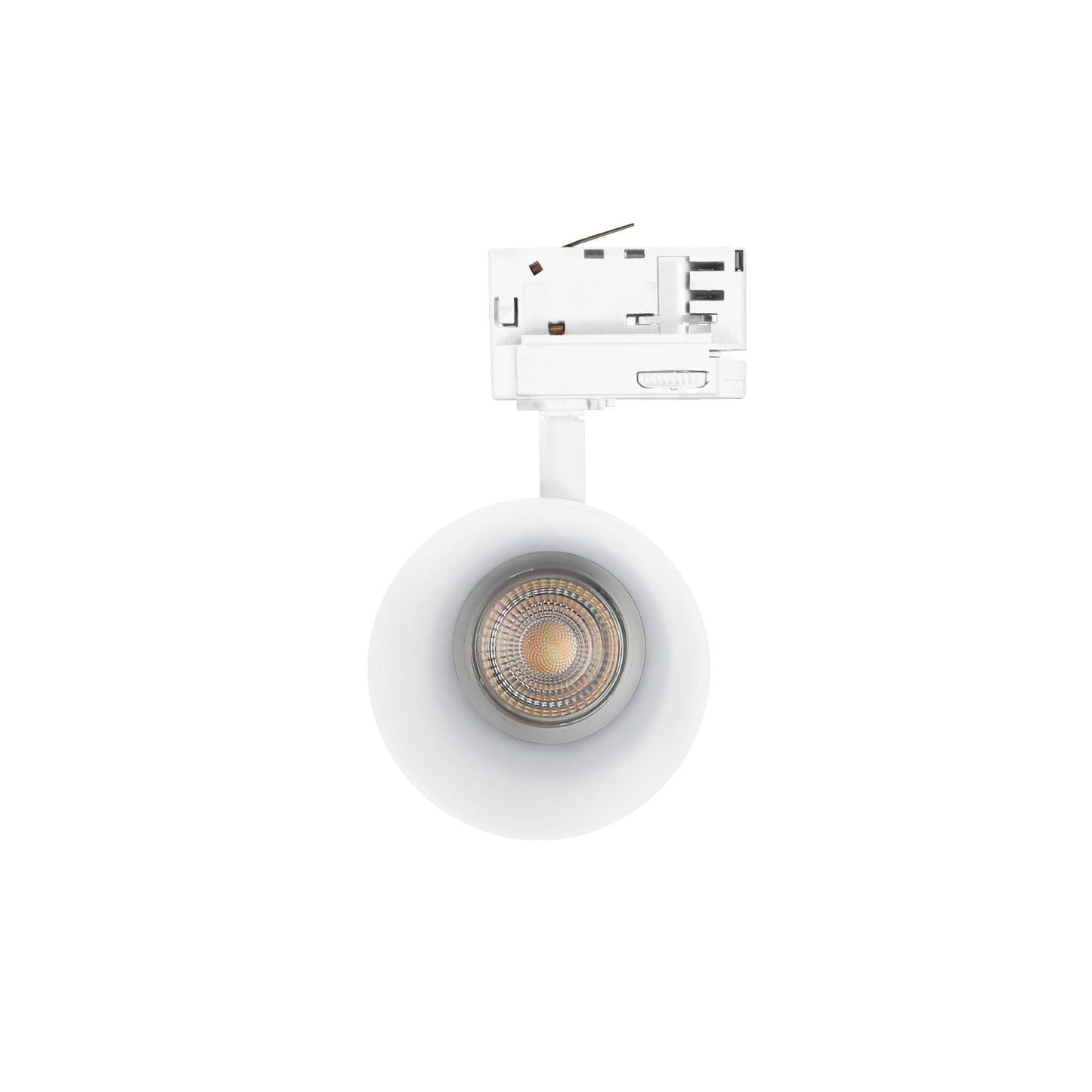 Spectrum LED 3-Phasen Stromschienenstrahler MADARA SCANDI GU10 Spot 230V IP20 max. 10W weiss verstellbar