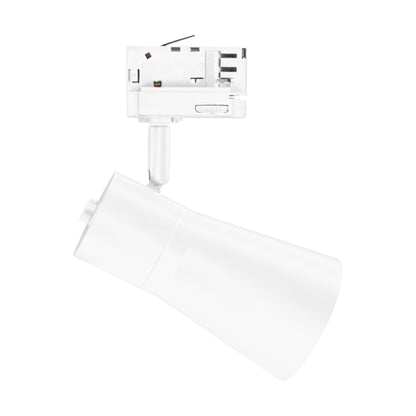 Spectrum LED 3-Phasen Stromschienenstrahler MADARA SCANDI GU10 Spot 230V IP20 max. 10W weiss verstellbar