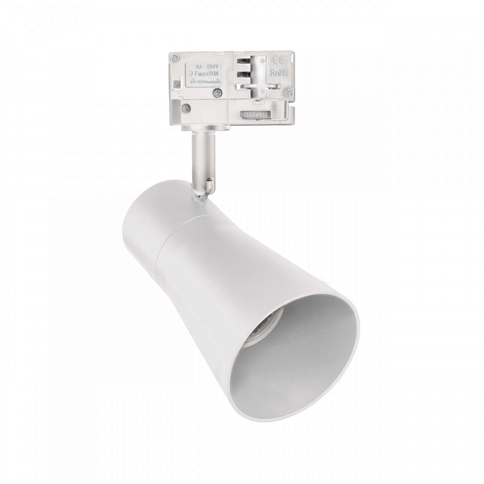 Spectrum LED 3-Phasen Stromschienenstrahler MADARA SCANDI GU10 Spot 230V IP20 max. 10W weiss verstellbar