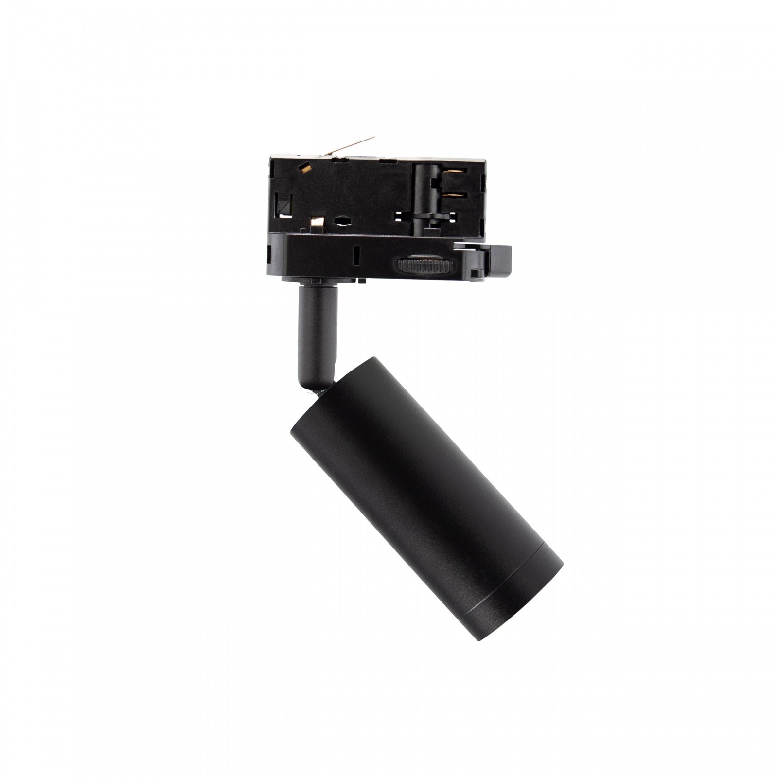 LED 3-Phasen Stromschienenstrahler MADARA SLIM GU10 MR11 schwenkbar IP20 schwarz max. 4W rund