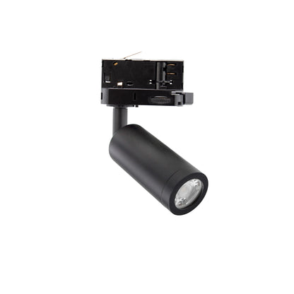 LED 3-Phasen Stromschienenstrahler MADARA SLIM GU10 MR11 schwenkbar IP20 schwarz max. 4W rund