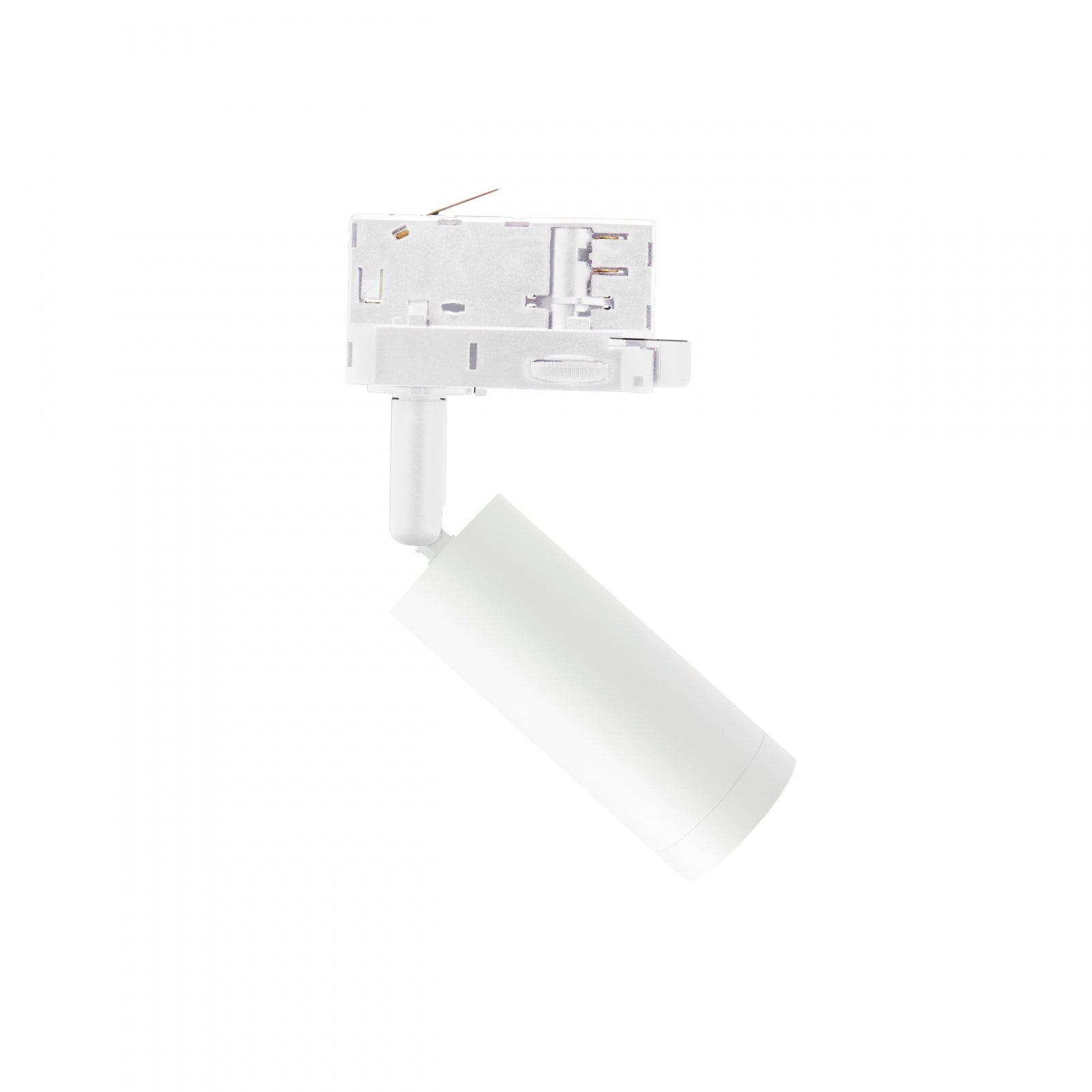 LED 3-Phasen Stromschienenstrahler MADARA SLIM GU10 MR11 schwenkbar IP20 weiss max. 4W rund