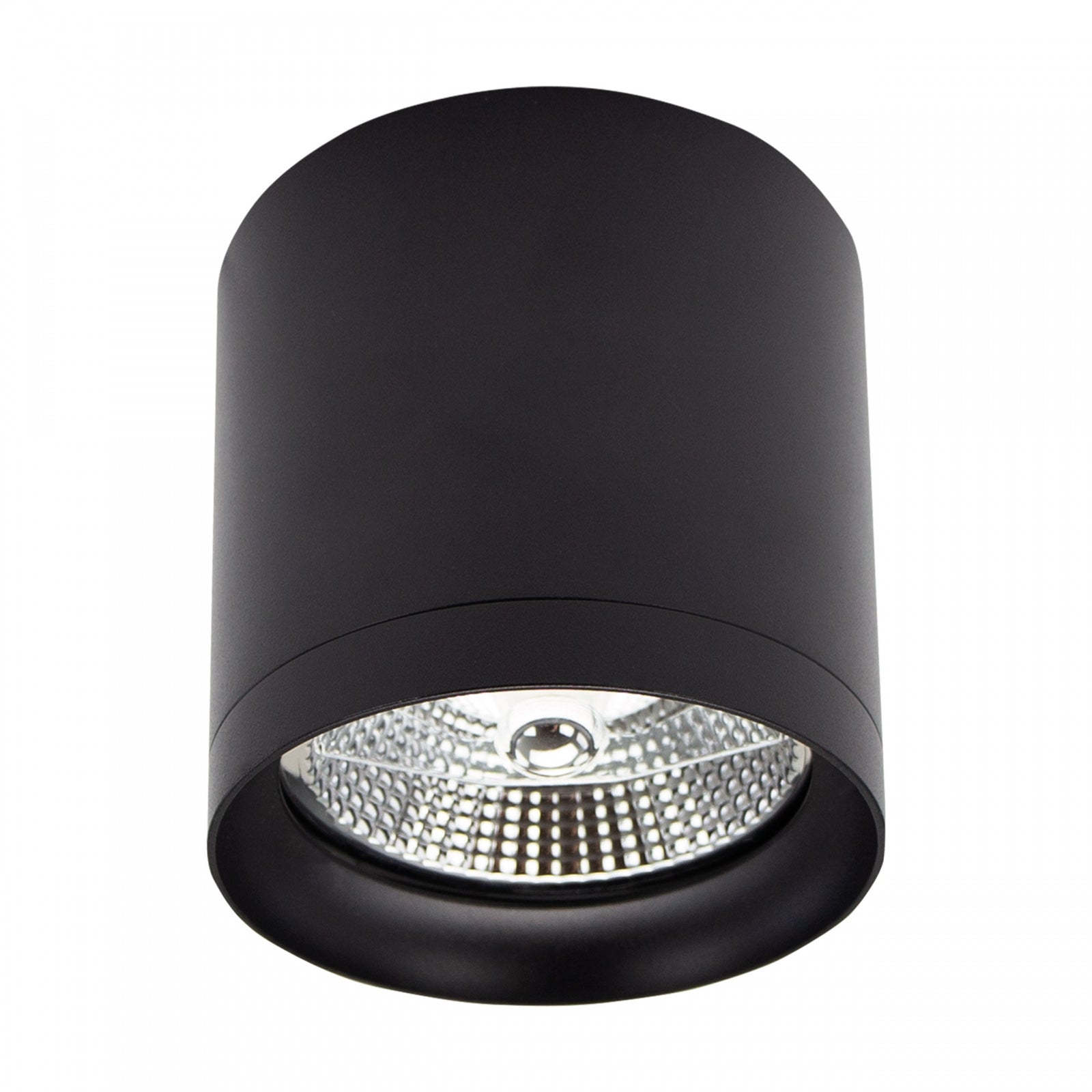 LED Aufbauleuchte Chloe AR111 GU10 schwarz  blendfrei IP20 max.35W Deckenleuchte rund